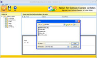 Outlook Express to Notes screenshot